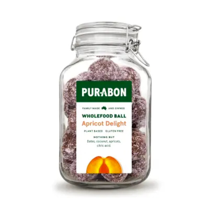 Purabon Cafe Jar Apricot Delight Probiotic Ball Food Service 43g x 40 (c1)